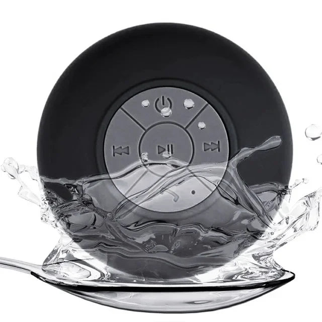 Caixa de Som Bluetooth Portátil AQUABOOM Ventosa à Prova d’Água