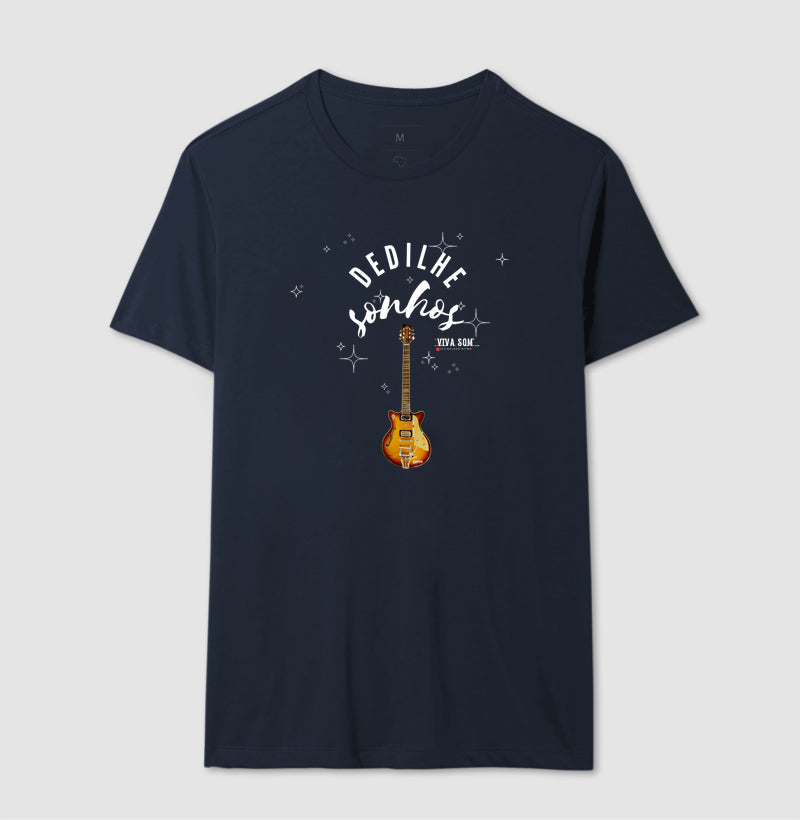 Dedilhe Sonhos - Camiseta Confort Masculina e Feminina