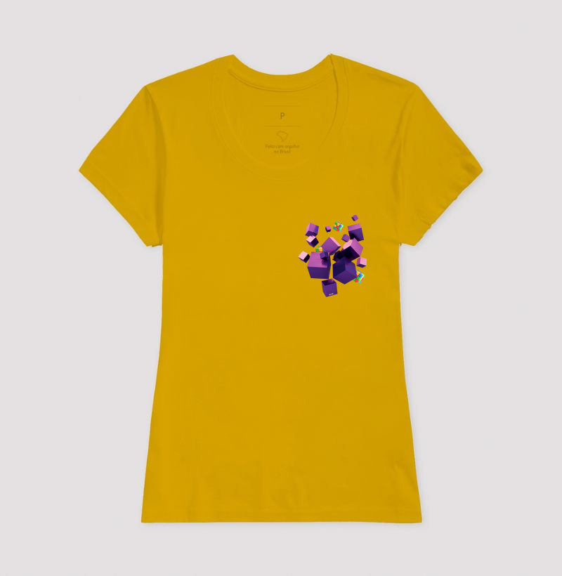 Os Cubos - Camiseta Confort Masculina e Feminina