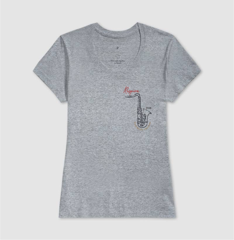 Sax: Soprar resolve (lateral)- Camiseta ou Baby Look Confort