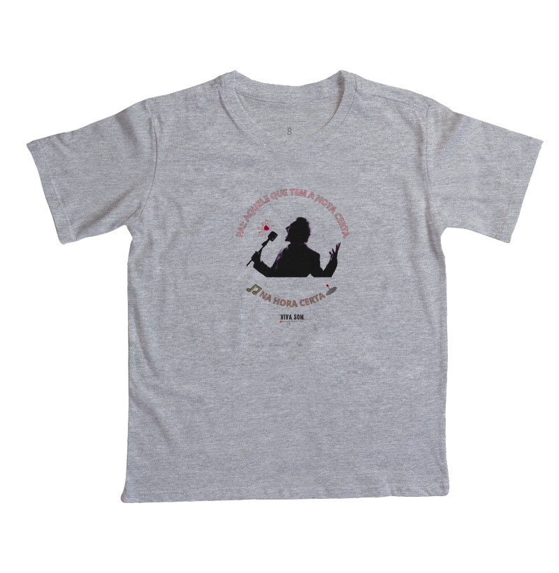Pai: tem a nota certa - Camiseta infantil