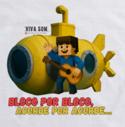 Acorde por acorde no pixel - Camiseta infantil