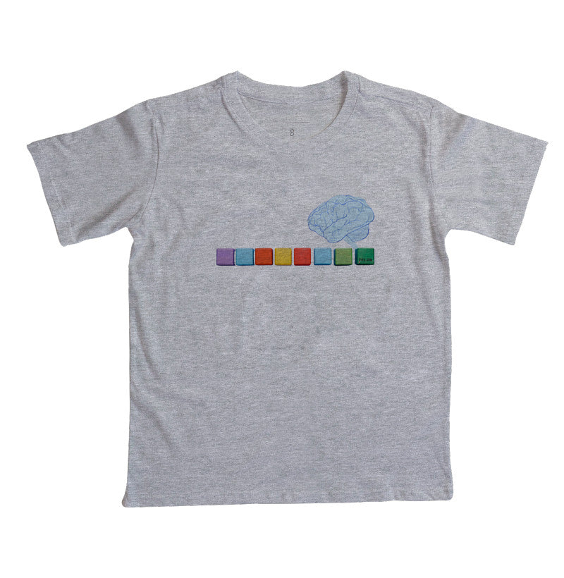 O pensamento colorido - Camiseta infantil