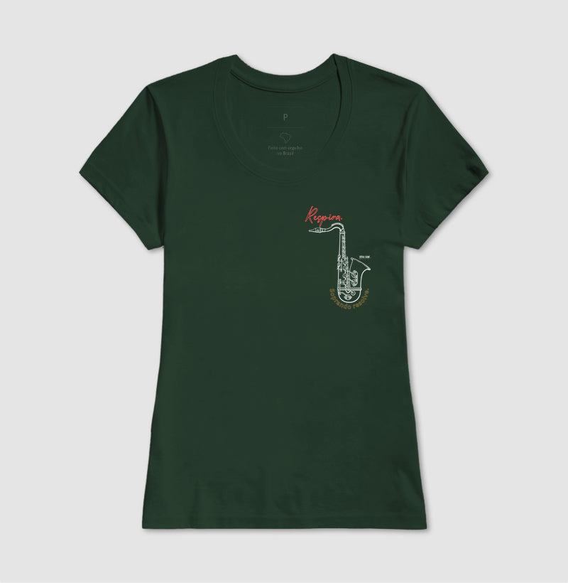 Sax: Soprar resolve (lateral)- Camiseta ou Baby Look Confort