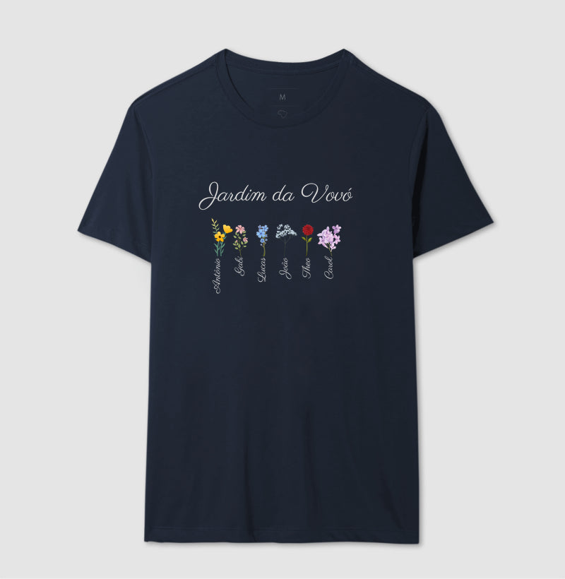 Vovó: O Jardim - Camiseta e Baby Look Confort
