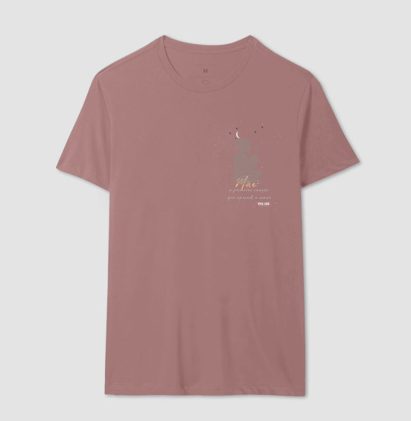 Mãe: A primeira canção - lateral - Camiseta e Baby Look M e F