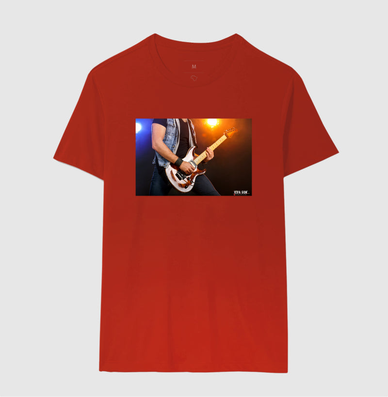 Rock: Tocar Guitarra - Camisa Confort Masculina e feminina