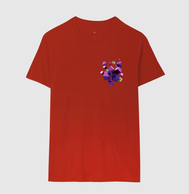 Os Cubos - Camiseta Confort Masculina e Feminina