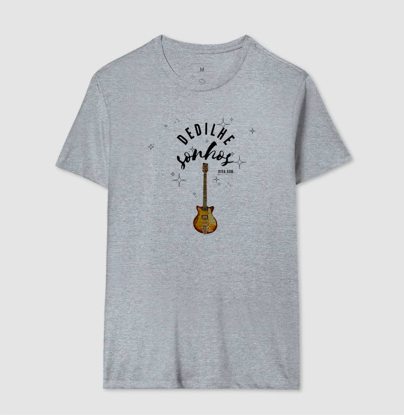 Dedilhe Sonhos - Camiseta Confort Masculina e Feminina
