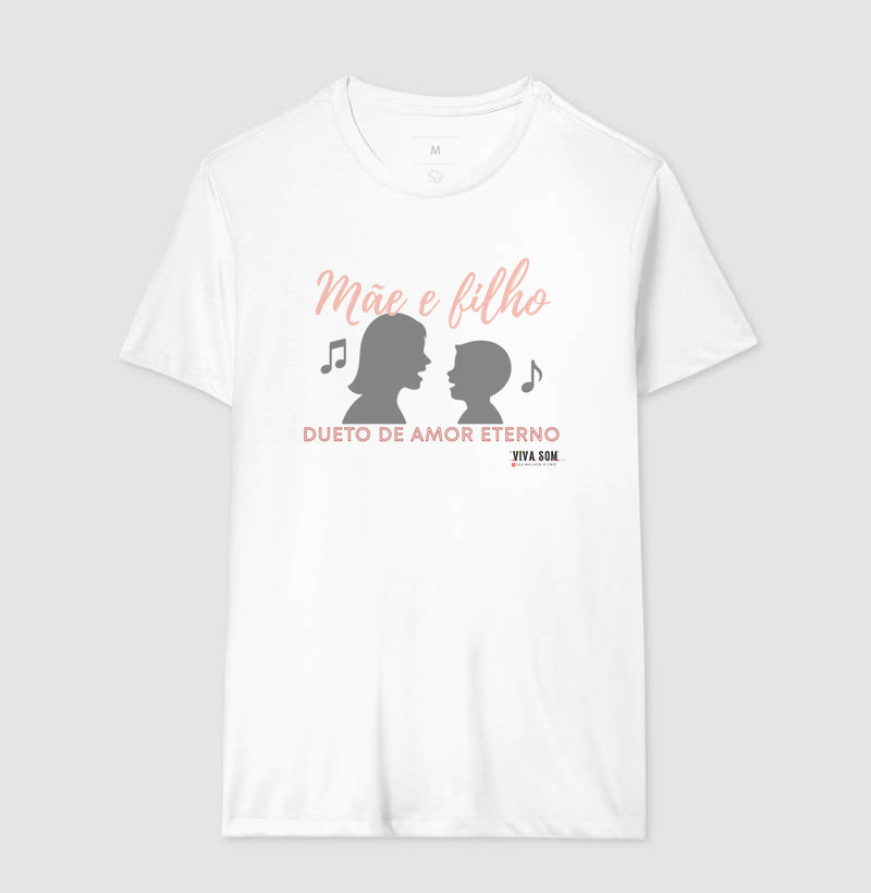 Mãe e Filho: Dueto de Amor - central - Camiseta e Baby Look Confort M e F
