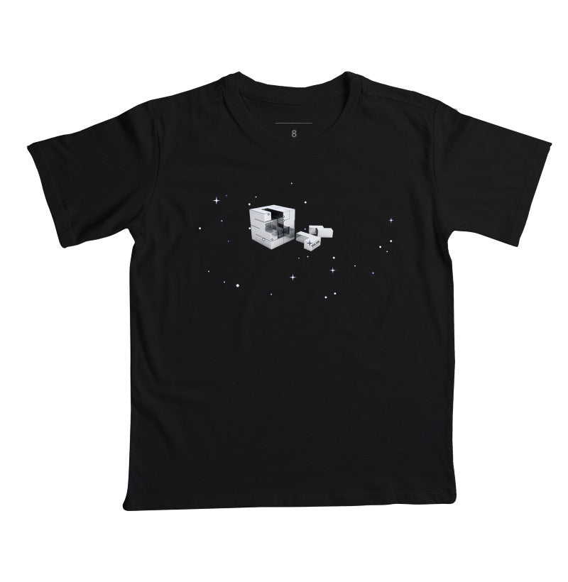 O brilho do cubo mágico - Camiseta infantil