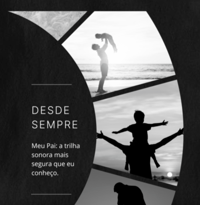 A trilha: do filho para o pai - Masculina (camiseta) e Feminina (baby look) - Confort