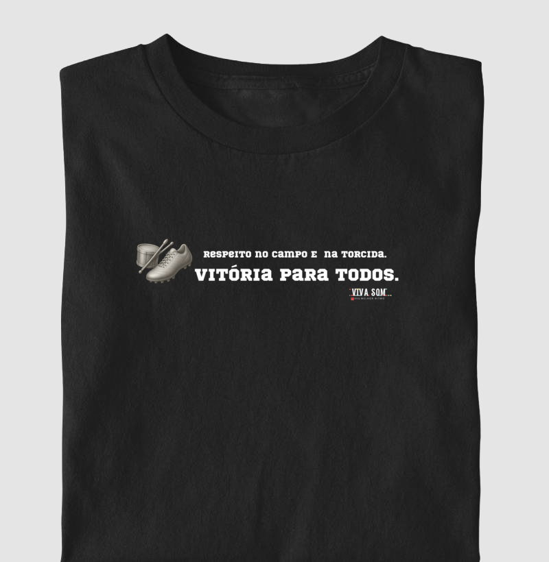 Futebol - Vitória para todos - Camiseta Masculina(clássica) Feminina (baby look)