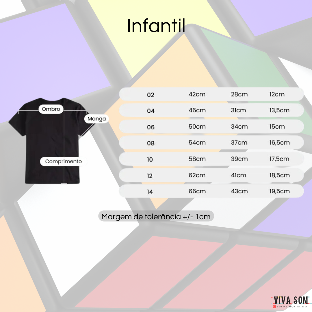 Rock Fita e Flor - Camiseta infantil 497146