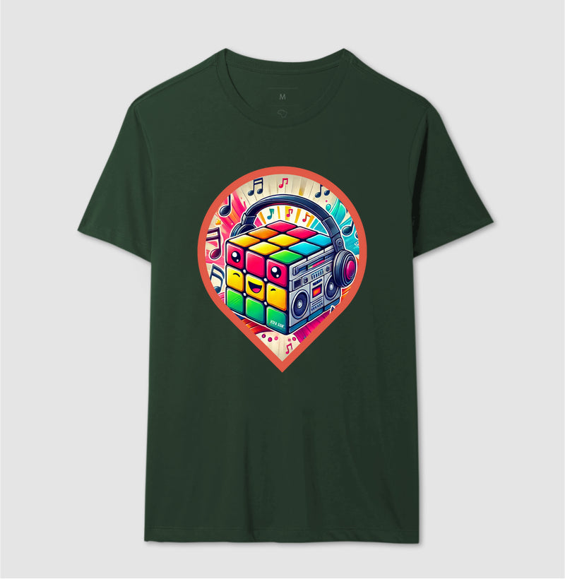 Localização Cubo Mágico - Camiseta Confort Masculina e Feminina