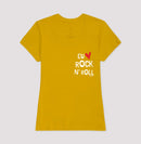 A famosa frase: "Eu Amo Rock N' Roll" - Camiseta Confort Masculina e Feminina 497146