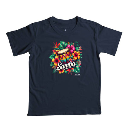 Samba com Flores - Camiseta Infantil