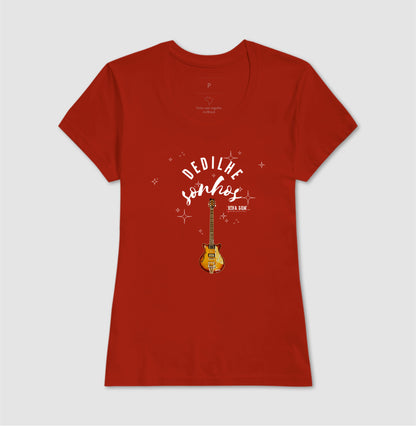 Dedilhe Sonhos - Camiseta Confort Masculina e Feminina