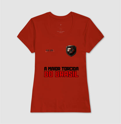 Futebol - A maior torcida do Brasil - Camiseta Masculina(clássica) e Feminina (baby look)