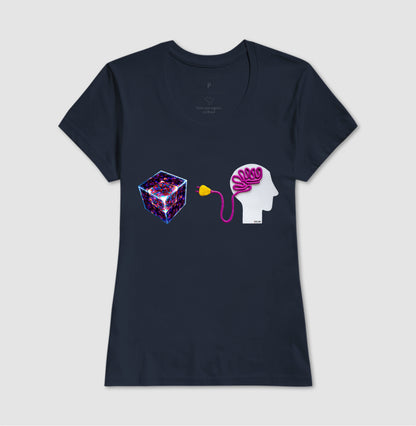 Ligado no cubo mágico - Camiseta Confort Masculina e Feminina