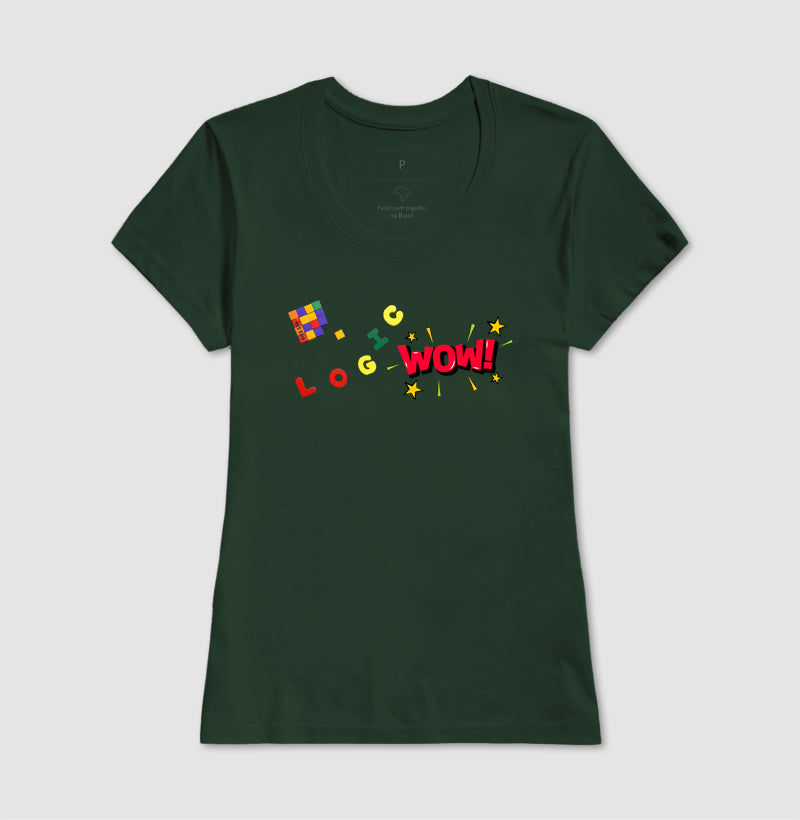 Uau! A lógica do Cubo Mágico - Camiseta Confort Masculina e Feminina