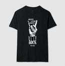 Gente livre gosta de rock radical -  Camiseta Confort ( 100% Algodão) Clássica e Baby Look 497146