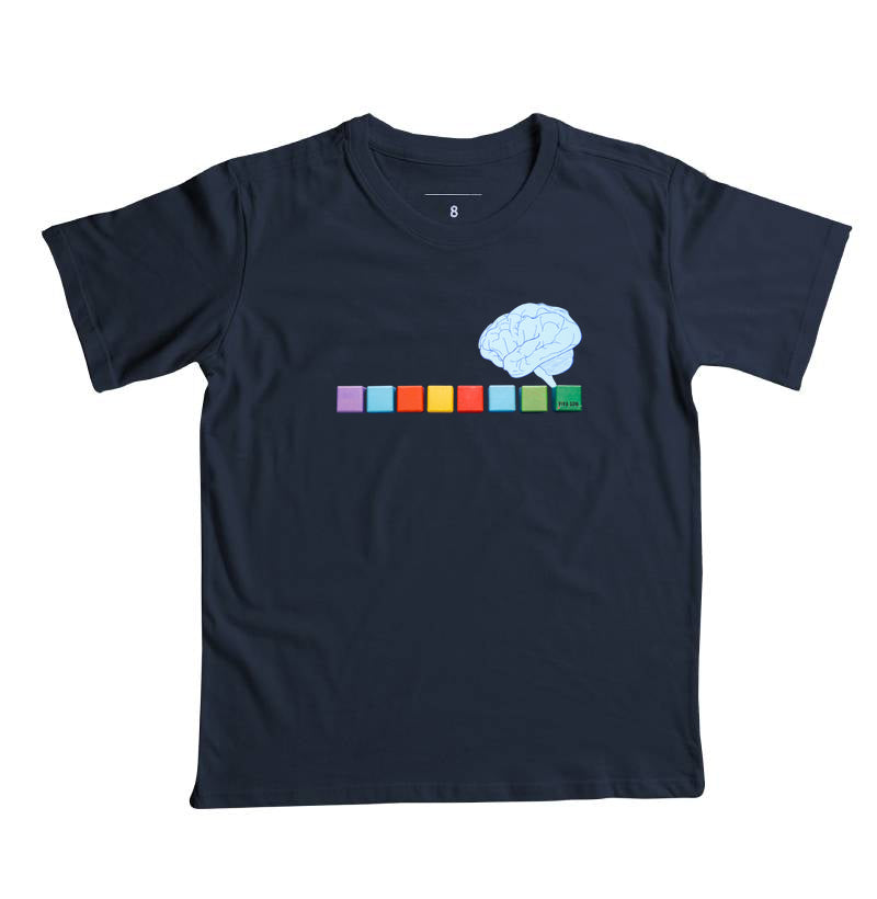 O pensamento colorido - Camiseta infantil