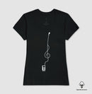 Minimalista Clave de Sol - Camiseta e Baby Look Algodão Peruano Masculina e Feminina 497146