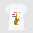 Sax: Gritar não é Melogia -  Camiseta e Baby Look Confort 497146