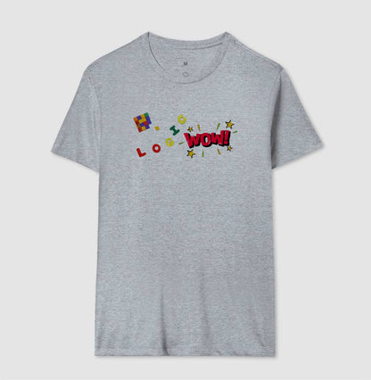 Uau! A lógica do Cubo Mágico - Camiseta Confort Masculina e Feminina