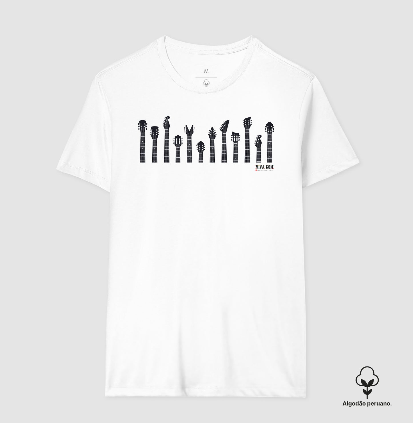 Rock: O Poder da Haste Sofisticada - Camiseta Algodão Peruano Masculina e Feminina 497146