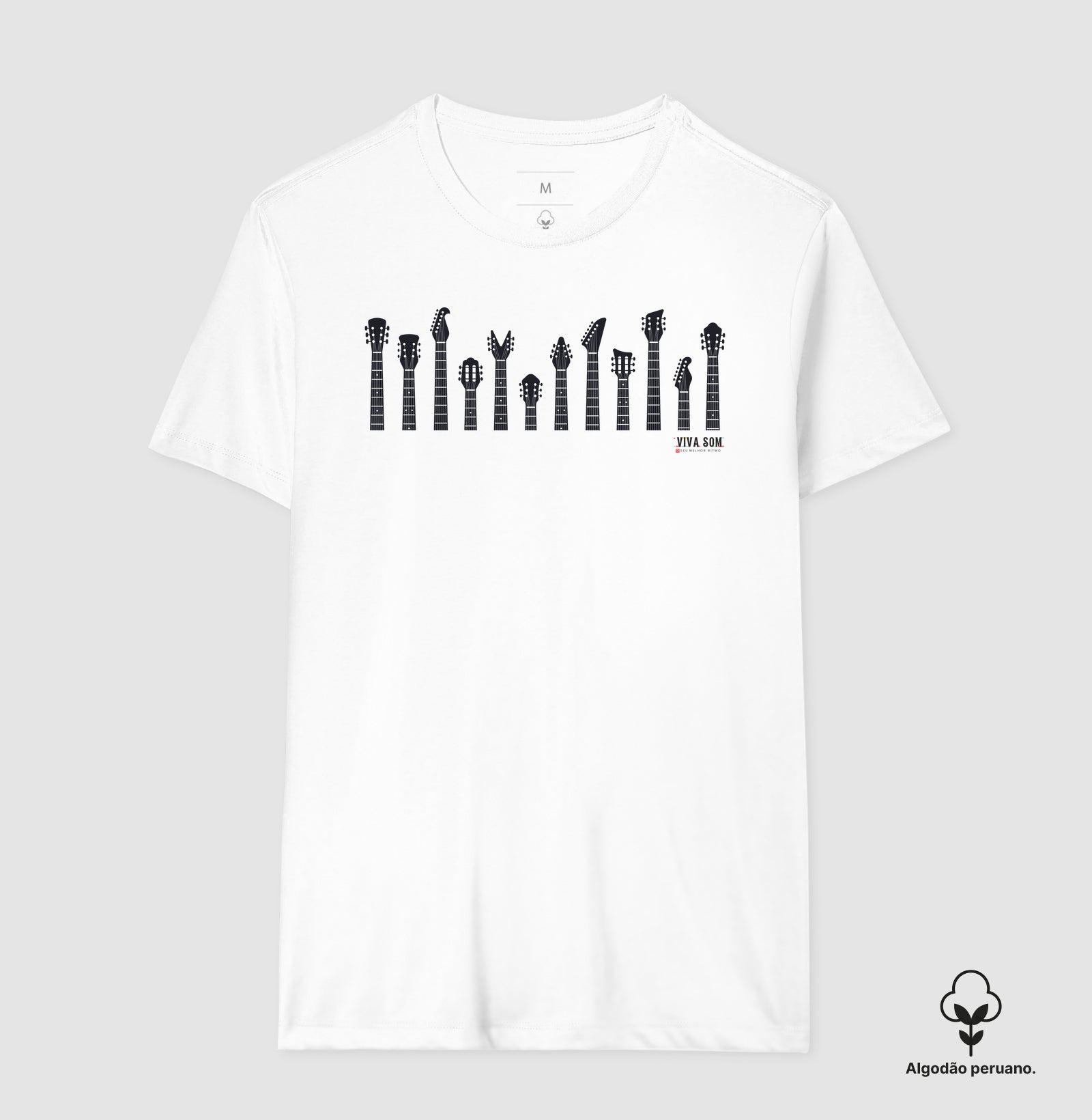 Rock: O Poder da Haste Sofisticada - Camiseta Algodão Peruano Masculina e Feminina 497146