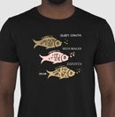 Peixes Cantores “Quem Canta, Seus Males Espanta - Camiseta Confort Masculina / Feminina (100% Algodão) 497146