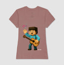Violonista no Pixel - Camiseta infantil 497146