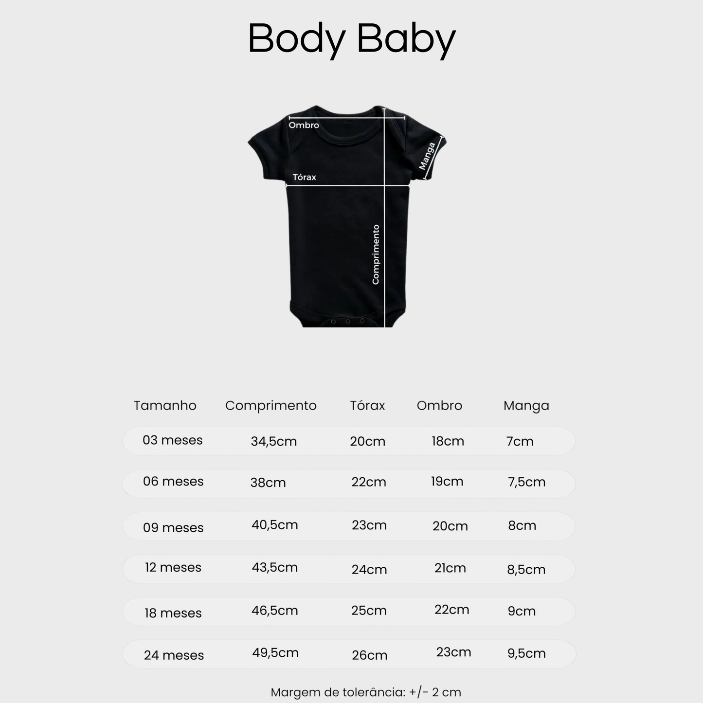 Bateria da Autoestima - Body Baby Feminino