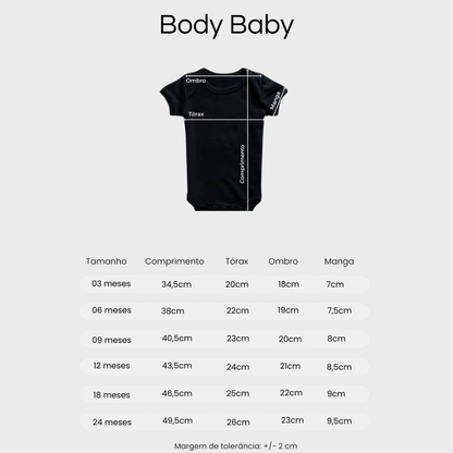 Bateria da Autoestima - Body Baby Feminino