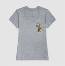 Sax: Gritar não é Melogia (lateral) -  Camiseta e Baby Look Confort 497146