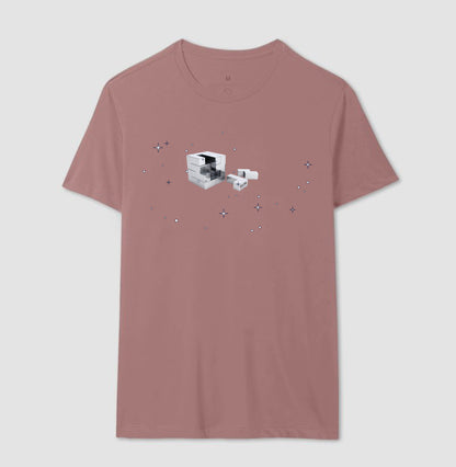 O brilho do cubo mágico - Camiseta Confort Masculina e Feminina