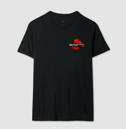 Futebol - Aqui não tem torcida (lateral superior) - Masculina (camiseta) e Feminina (baby look) - Confort