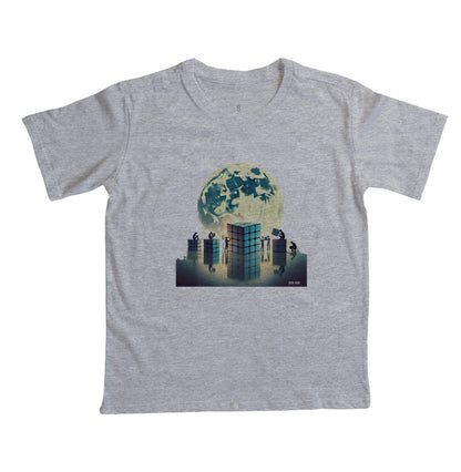 A LUA E O CUBO - Camiseta infantil