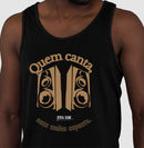 Caixas de Som “Quem Canta, Seus Males Espanta” - Regata Unissex 497146