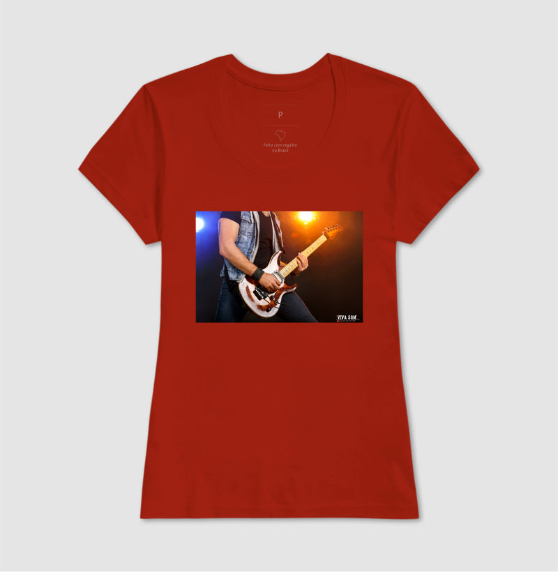 Rock: Tocar Guitarra - Camisa Confort Masculina e feminina