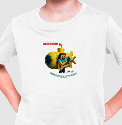 Crafitando no Pixel - Camiseta infantil