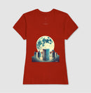 A LUA E O CUBO - Camiseta Confort Masculina e Feminina 497146