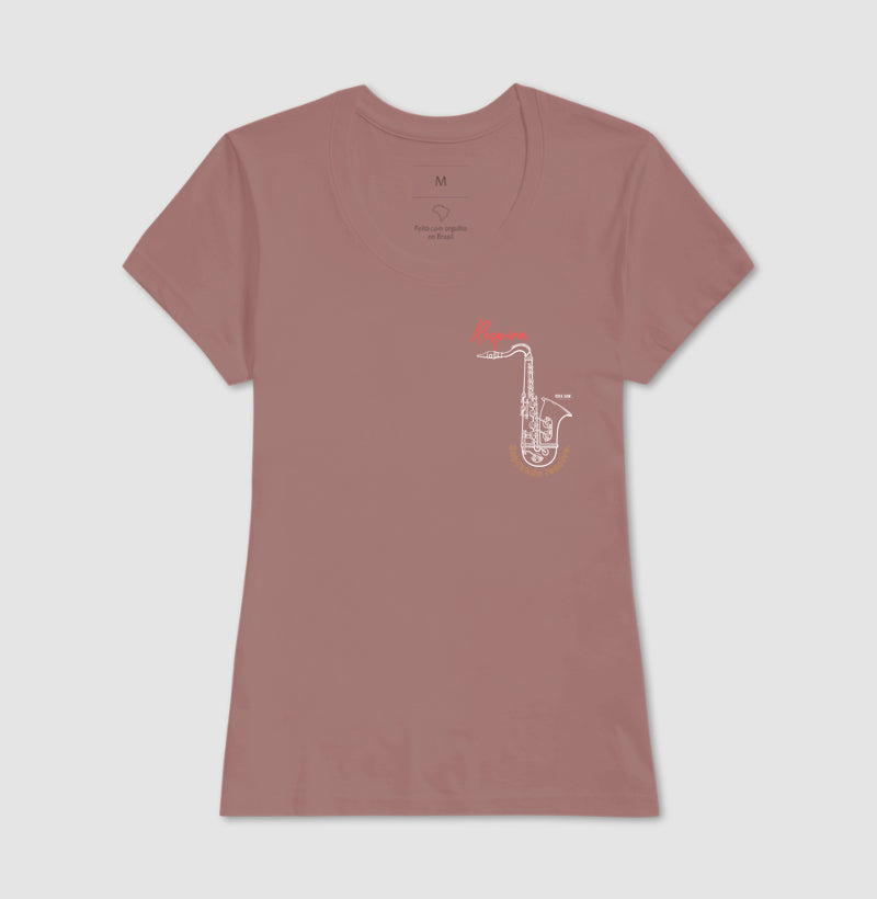 Sax: Soprar resolve (lateral)- Camiseta ou Baby Look Confort
