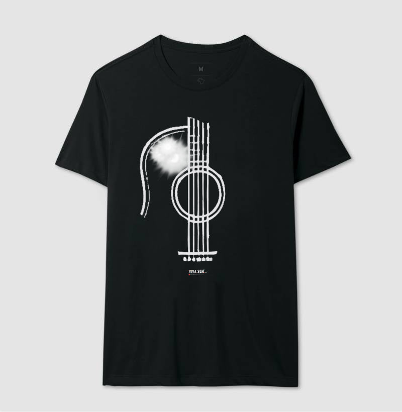 Violão Clássico - Camiseta Confort Masculina / Feminina ( 100% Algodão)