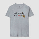 Música vida e amor - Camiseta Confort Feminina e Masculina 497146