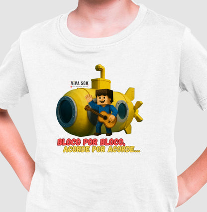 Acorde por acorde no pixel - Camiseta infantil