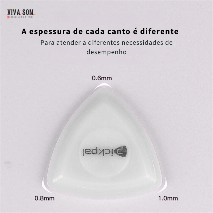 Palheta LED Guitarra STAR – Palheta Iluminada para Instrumentos de Corda