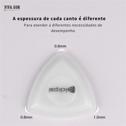 Palheta LED Guitarra STAR – Palheta Iluminada para Instrumentos de Corda